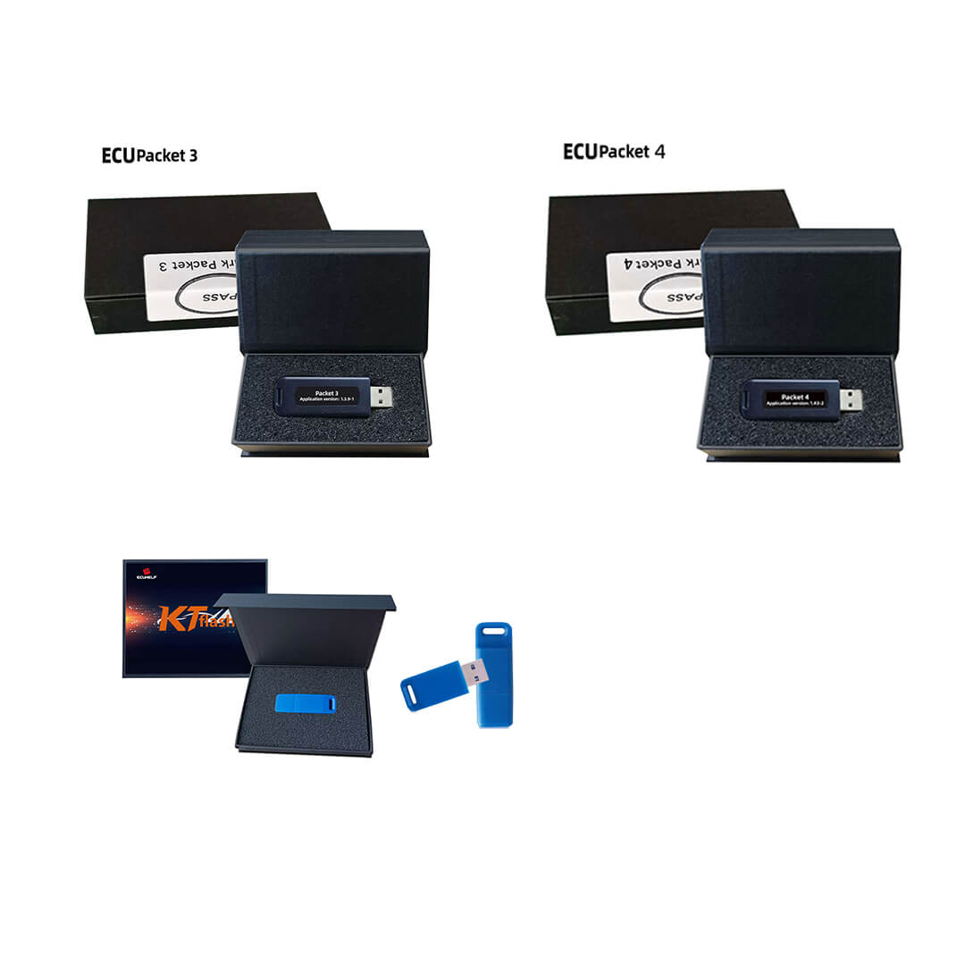 ECUpacket3, ECUpacket4 and KTflash Dongle