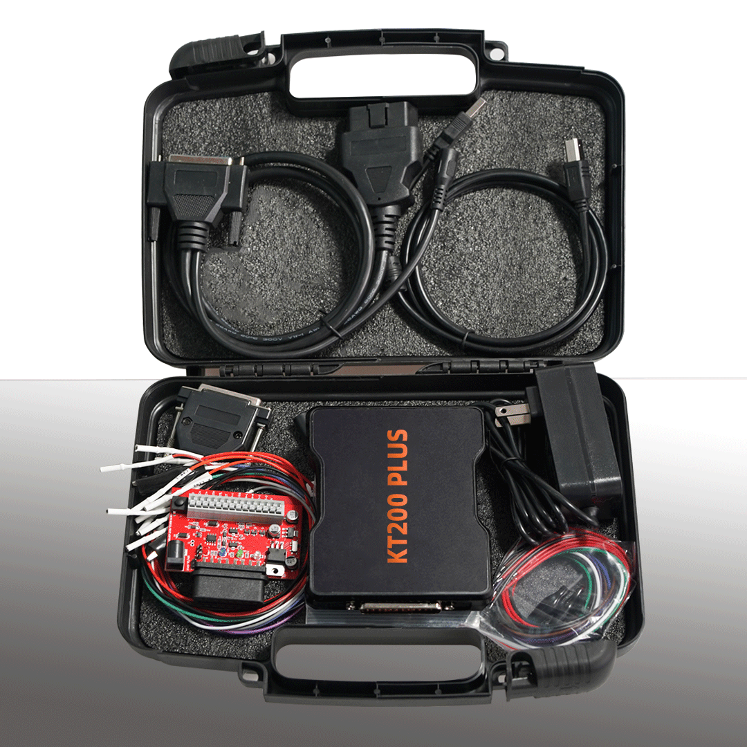 KT200 Plus ECU Programmer KTflash Dongle with J2534 Hardware, DTC Off, IMMO Off, TPROT Off, OBD & Bench ECU Read/Write/Clone