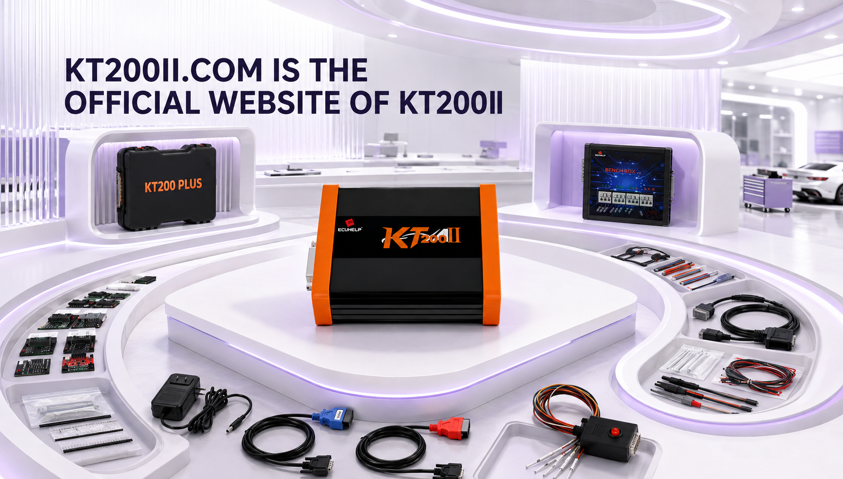 KT200II Bosch EDC17C06 ECU programming through OBD Bench or Boot with ECU identification original backup and post-write verification
