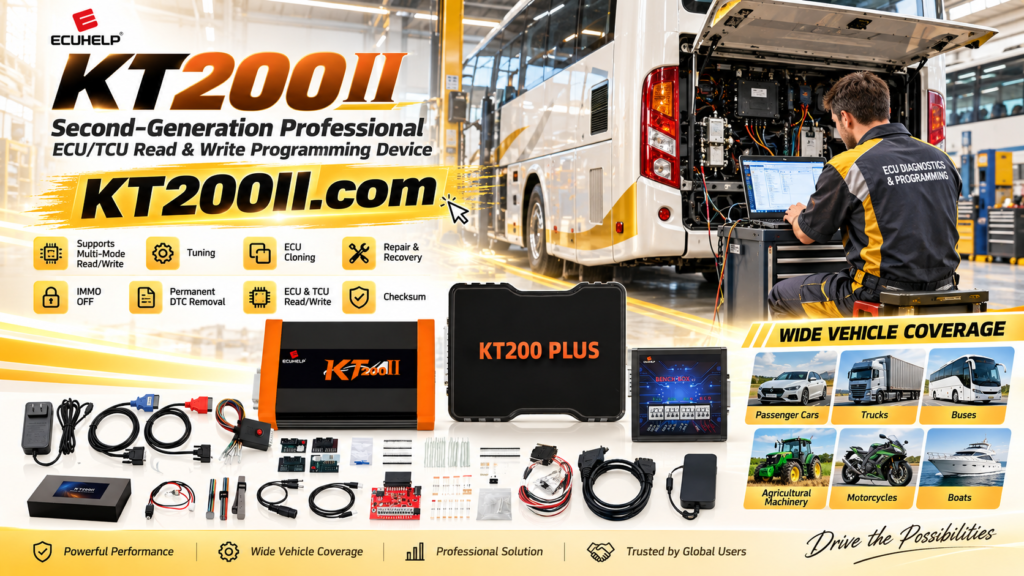 Technician backing up vehicle ECU configuration before module replacement