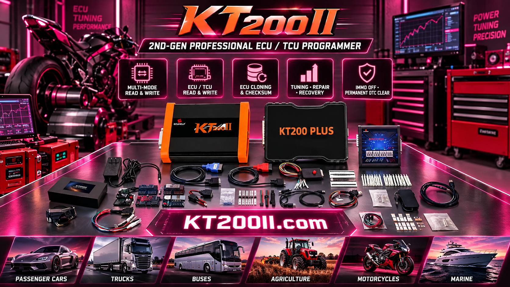 Automotive technician checking vehicle ignition and network status before ECU programming