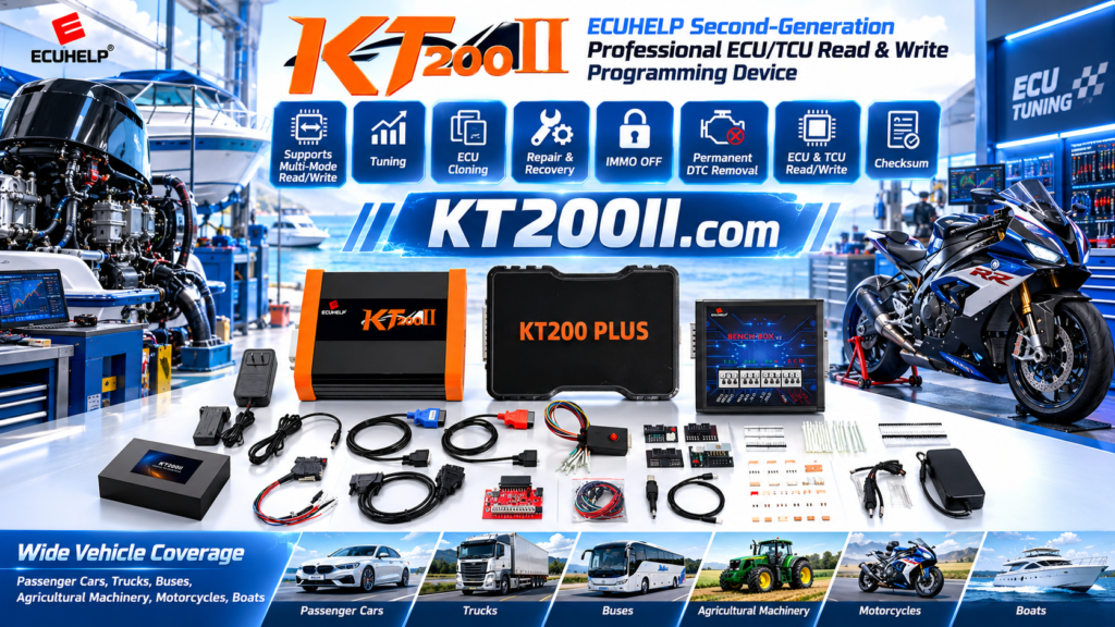 Technician organizing and identifying replacement ECUs before programming
