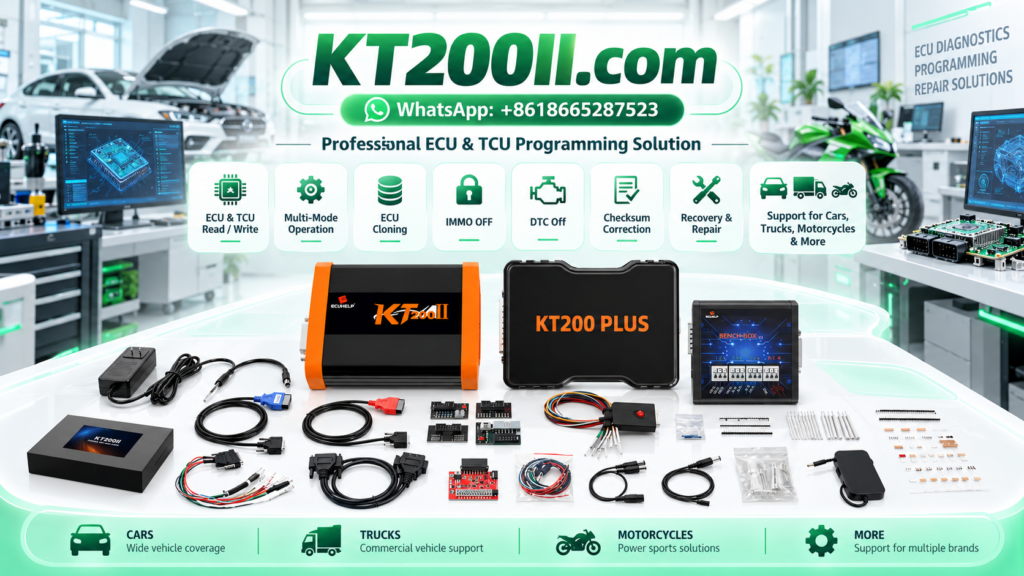 Automotive ECU cloning and replacement programming with two electronic control units and a professional ECU programmer