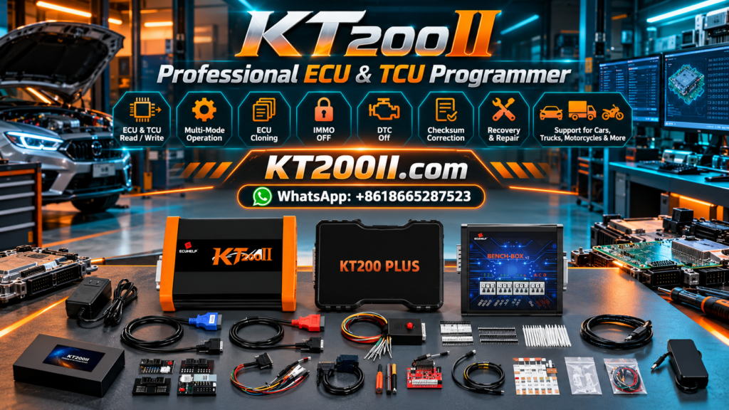 ECU communication troubleshooting with power supply CAN wiring and programming interface