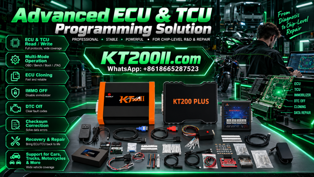 Stable power supply setup for automotive ECU programming with regulated voltage supply, ECU programmer and electronic control unit