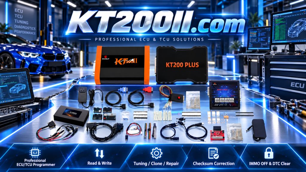 ECU and TCU programming for modern automotive control modules