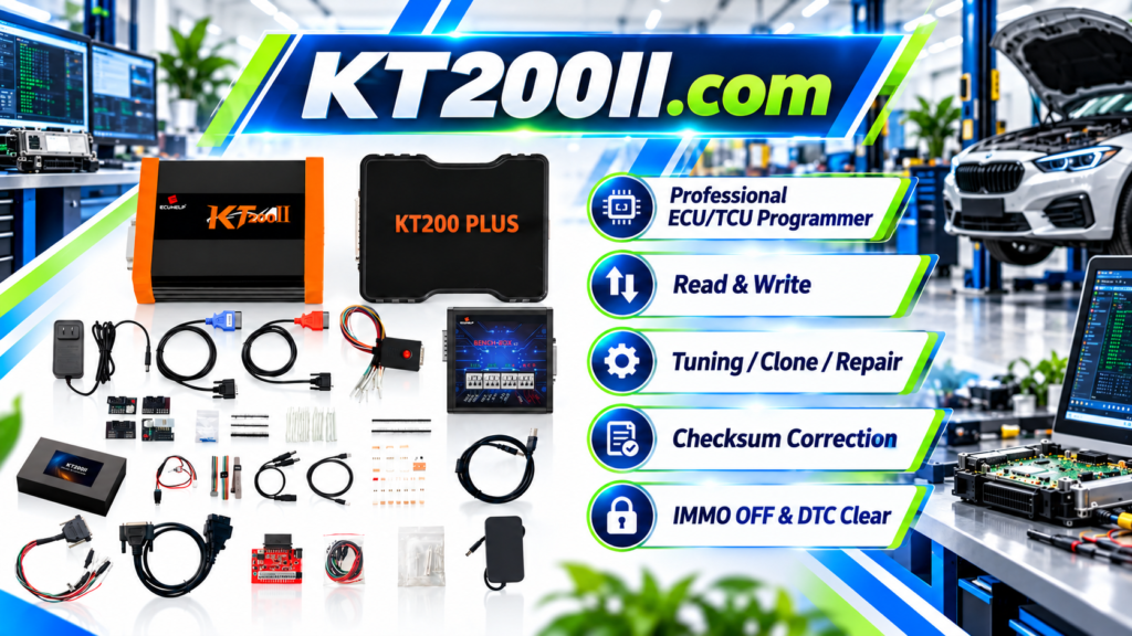 ECU programmer comparison guide showing OBD Bench and Boot programming methods for automotive workshops